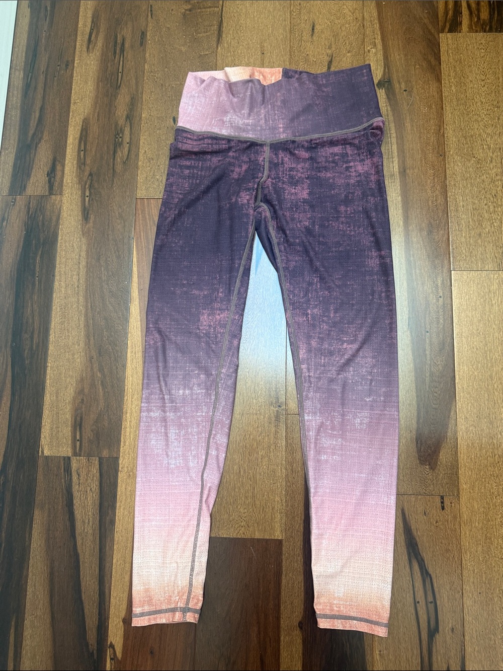 Niyama Sol Plum to Peach Ombre High-Waist Leggings
